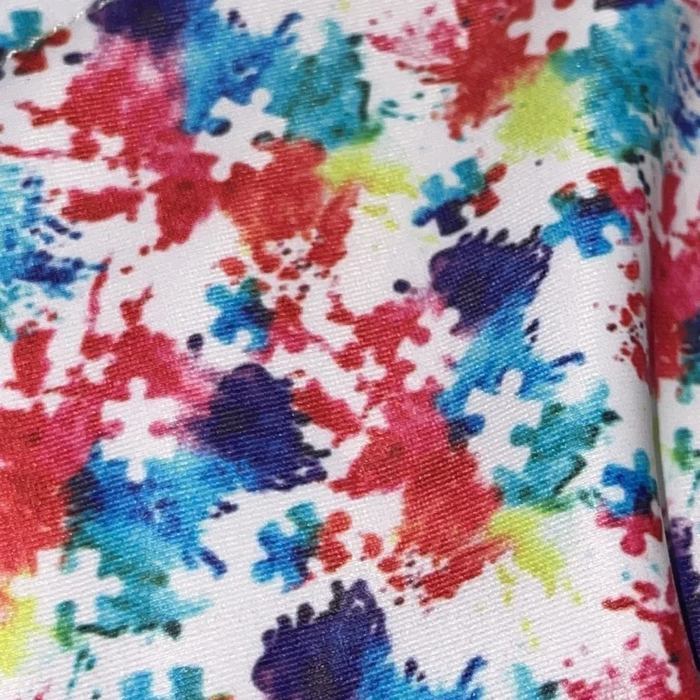 New autism paint splatter face mask